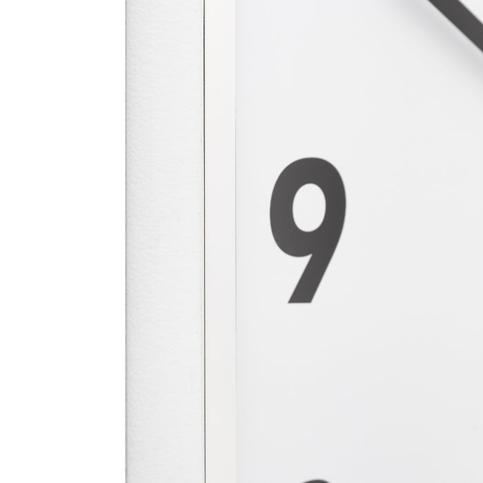 Buxton Wall Clock Chrome 50cm