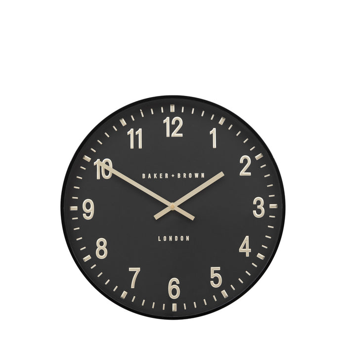 Cambridge Wall Clock Black 40cm