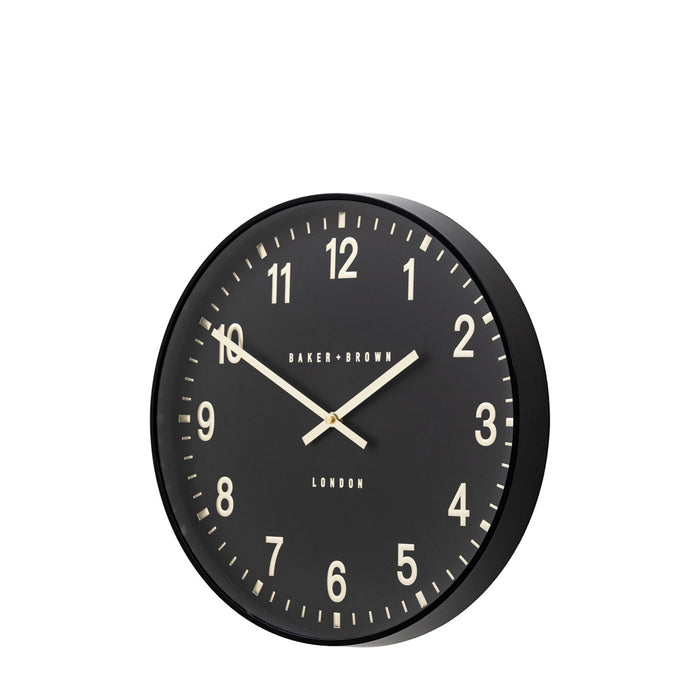 Cambridge Wall Clock Black 40cm