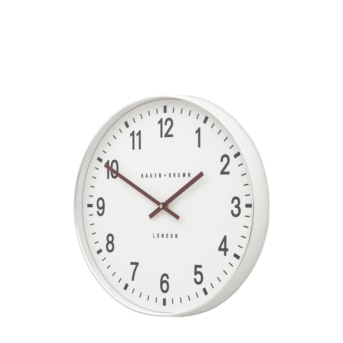 Cambridge Wall Clock Chrome 40cm