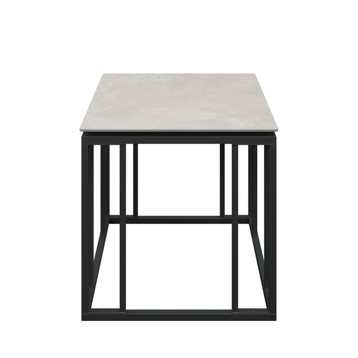 Capri Grey Ceramic Side Table
