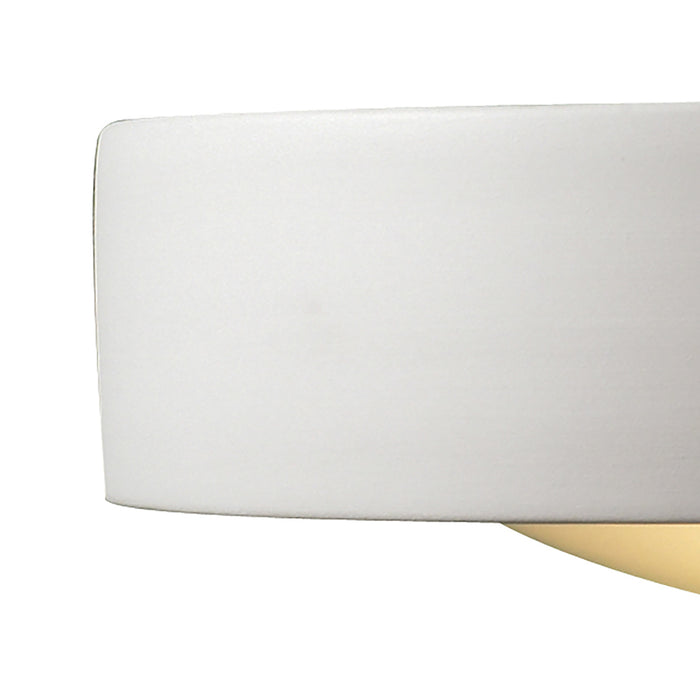 Catalan Wall Washer White<br>White Ceramic