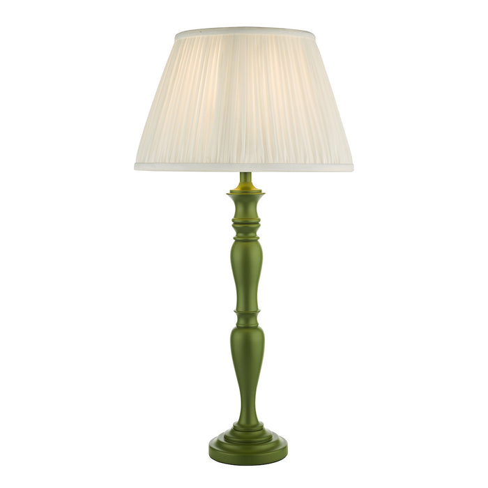 Caycee Table Lamp Green Base Only<br>Green