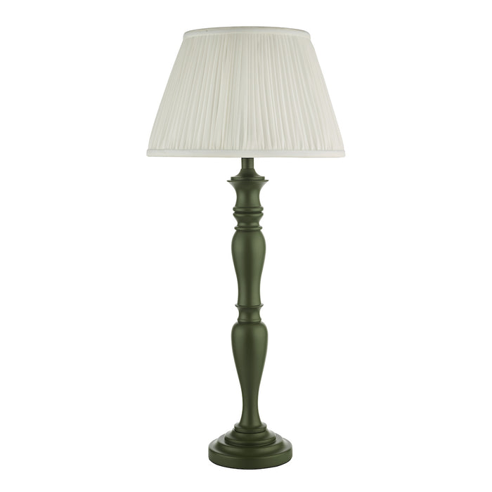 Caycee Table Lamp Green Base Only<br>Green