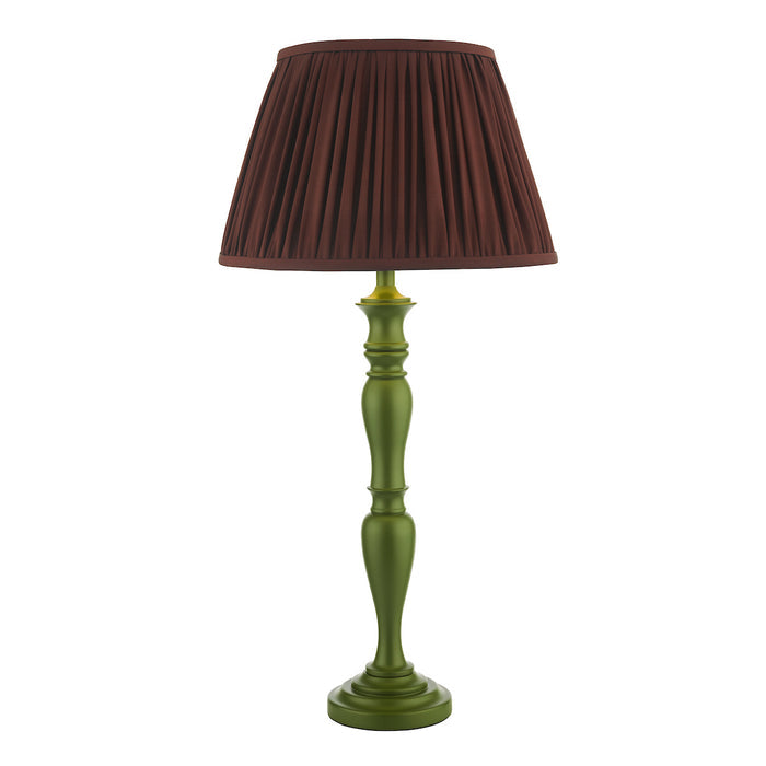 Caycee Table Lamp Green Base Only<br>Green
