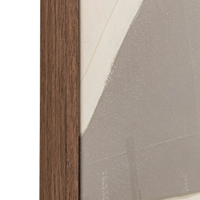 Cemento Abstract Framed Canvas