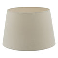 Cezanne Taupe Faux Silk Tapered Drum Shade 35cm<br>Taupe