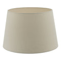 Cezanne Taupe Faux Silk Tapered Drum Shade 40cm<br>Taupe