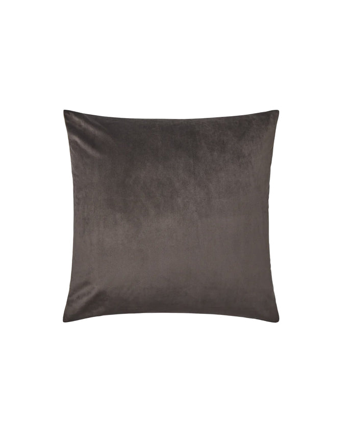 Chalk - Jasper Square Cushion / Velvet - Mole