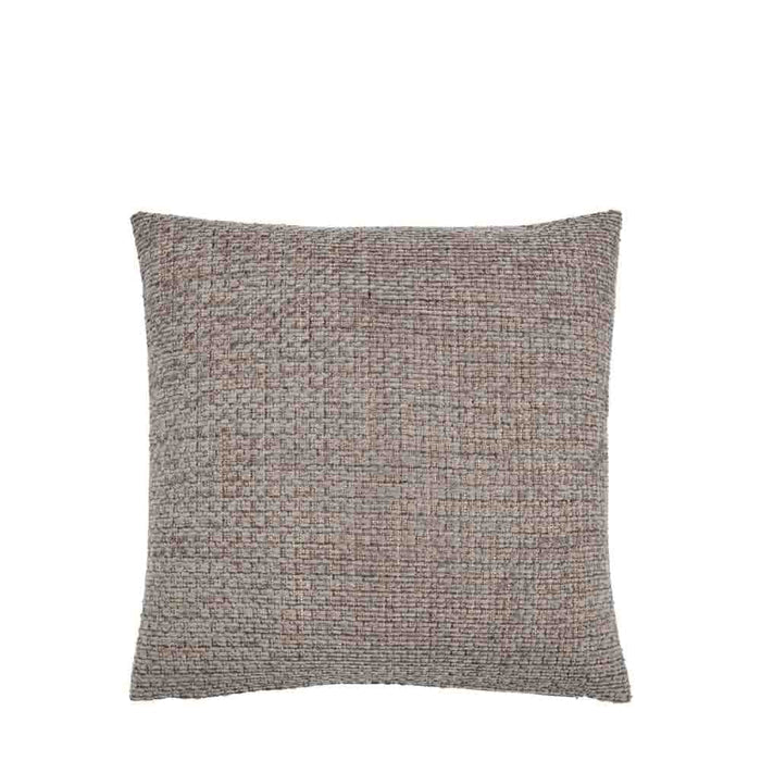 Chenille Cushion Grey - Poly Filled