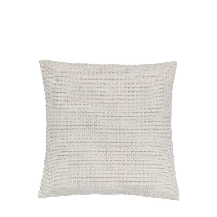 Chenille Cushion Natural - Poly Filled