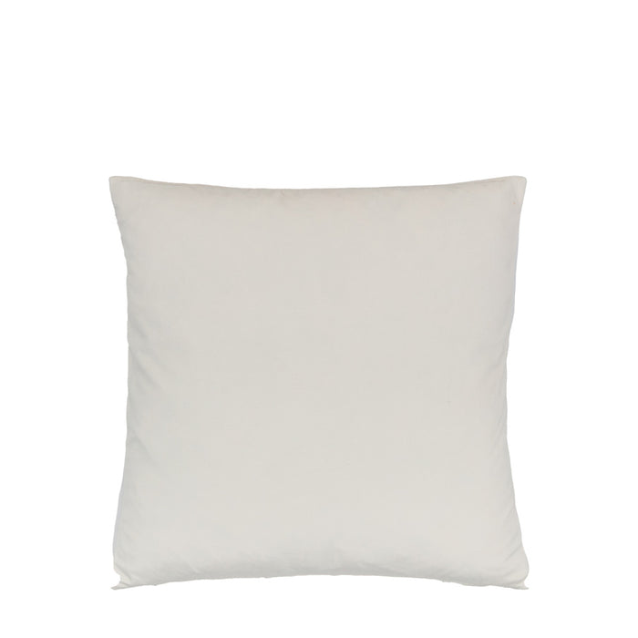 Chenille Cushion Natural - Poly Filled