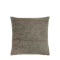 Chenille Cushion Olive - Poly Filled
