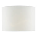 Ciara White Linen Drum Shade 33cm<br>White