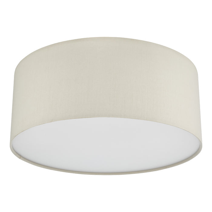 Cierro 3 Light Flush Taupe With Diffuser 40cm<br>Taupe