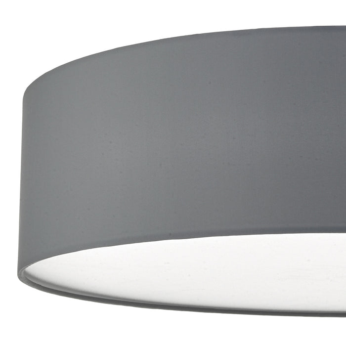 Cierro 4 Light Flush Grey 60cm<br>Grey