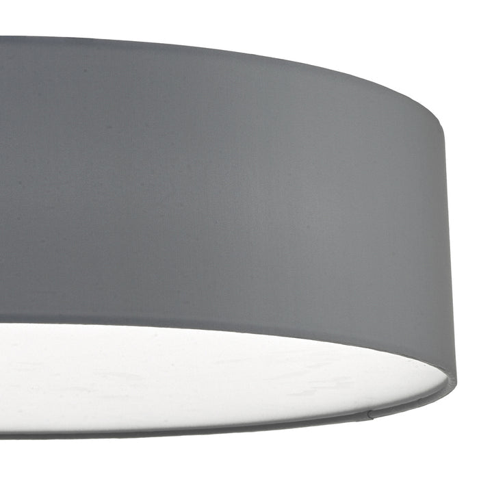 Cierro 4 Light Flush Grey 60cm<br>Grey
