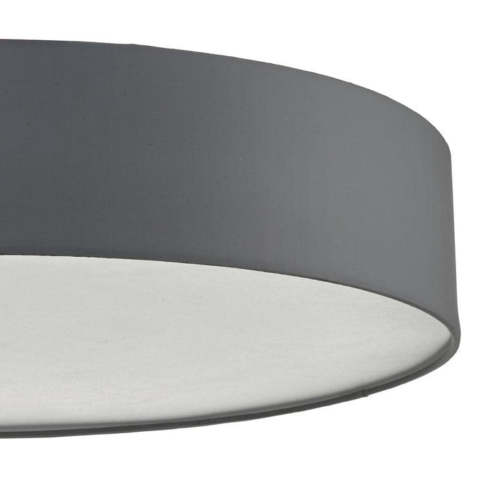 Cierro 6 Light Flush Grey 80cm<br>Grey