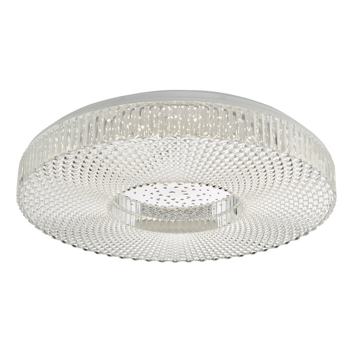Cimona Flush Acrylic Large LED<br>Clear