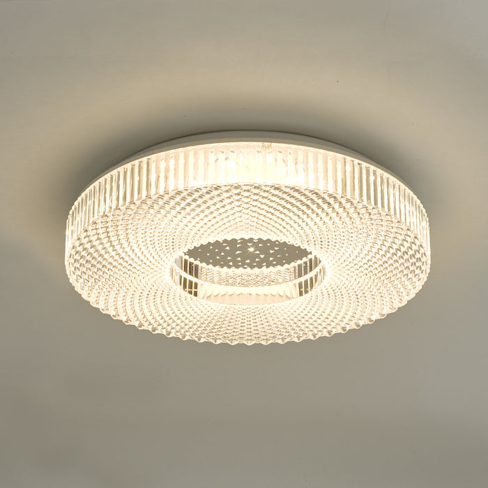 Cimona Flush Acrylic Medium LED<br>Clear