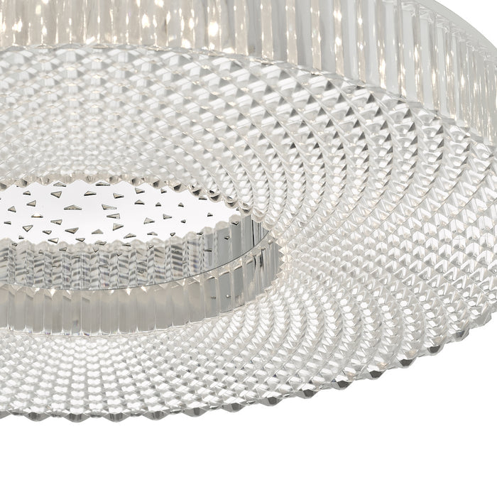 Cimona Flush Acrylic Medium LED<br>Clear