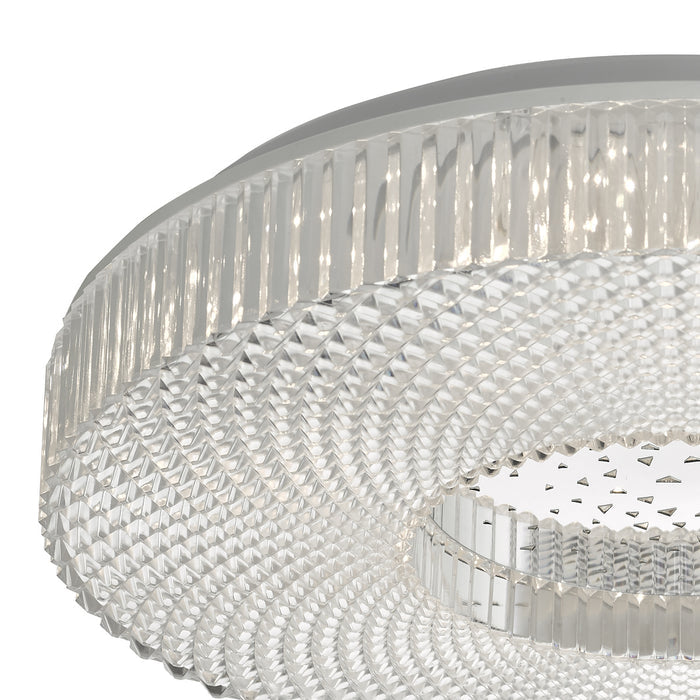Cimona Flush Acrylic Medium LED<br>Clear