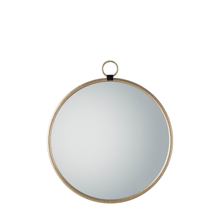 Cloud Gold Round Mirror