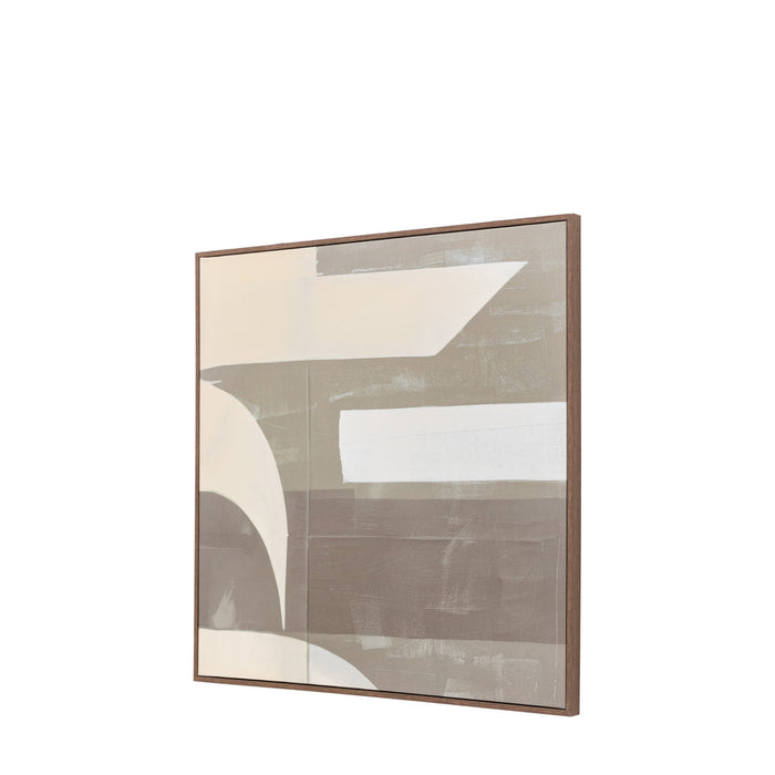 Concreta Abstract Framed Canvas
