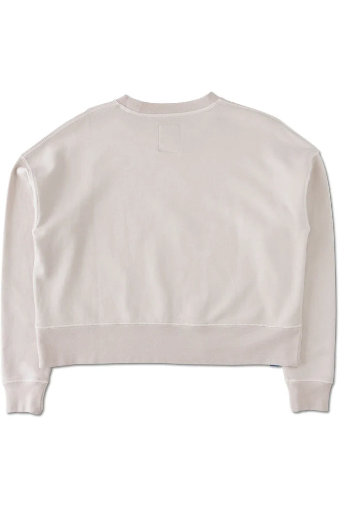 Crew Cropped Fleece - Oatmeal