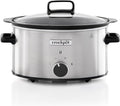 Crockpot CSC085 Sizzle & Stew Slow Cooker 3.5 Litre-Stainless Steel