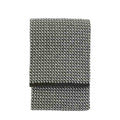 Cross Knit Throw Grey