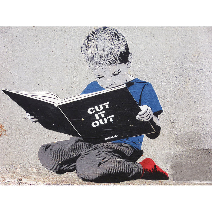 Cut it out, Graffiti (not Banksy)
