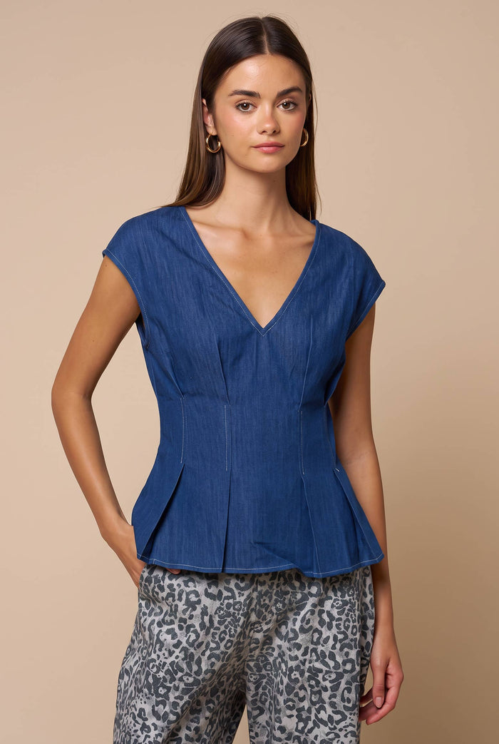 Darling Denim Top