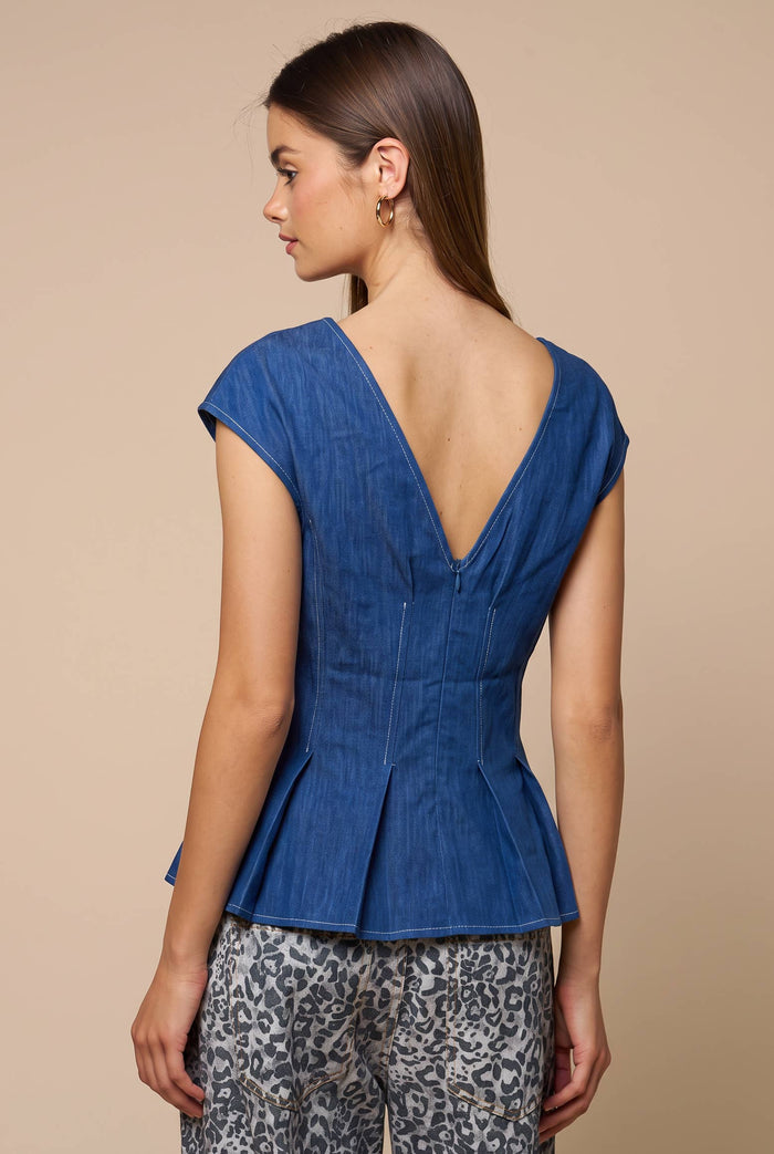 Darling Denim Top