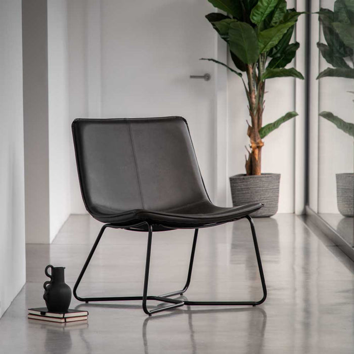 Dayton Lounge Chair Charcoal