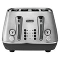 Delonghi CTI4003.M 4 Slice Distinta X  Toaster Stainless Steel