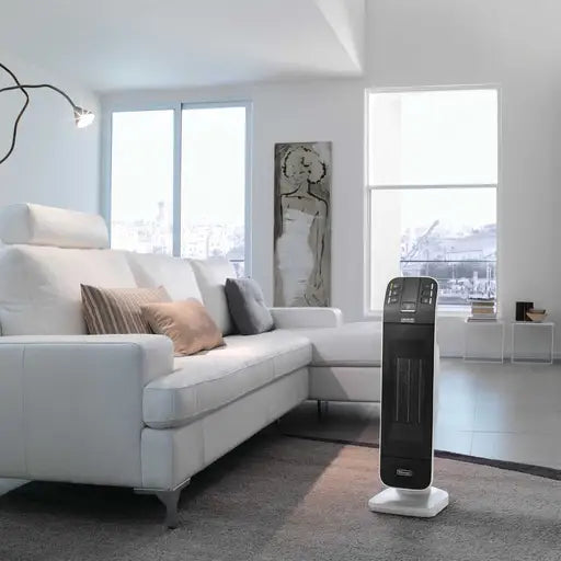 Delonghi HFX65V20 2000W Ceramic Tower Fan Heater