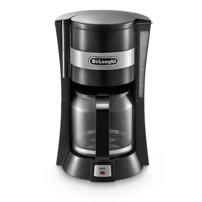 Delonghi ICM15210 1.25L Filter Drip Coffee Machine 900W - Black