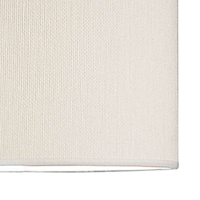 Delta Ivory Cotton Drum Shade 38cm<br>Ivory