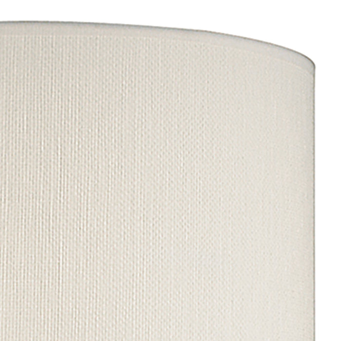 Delta Ivory Cotton Drum Shade 38cm<br>Ivory
