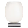 Dino Touch Table Lamp Polished Chrome White Glass<br>Polished Chrome