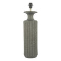 Dugan Table Lamp Black Volcanic Glaze Base Only<br>Black Volcanic Glaze