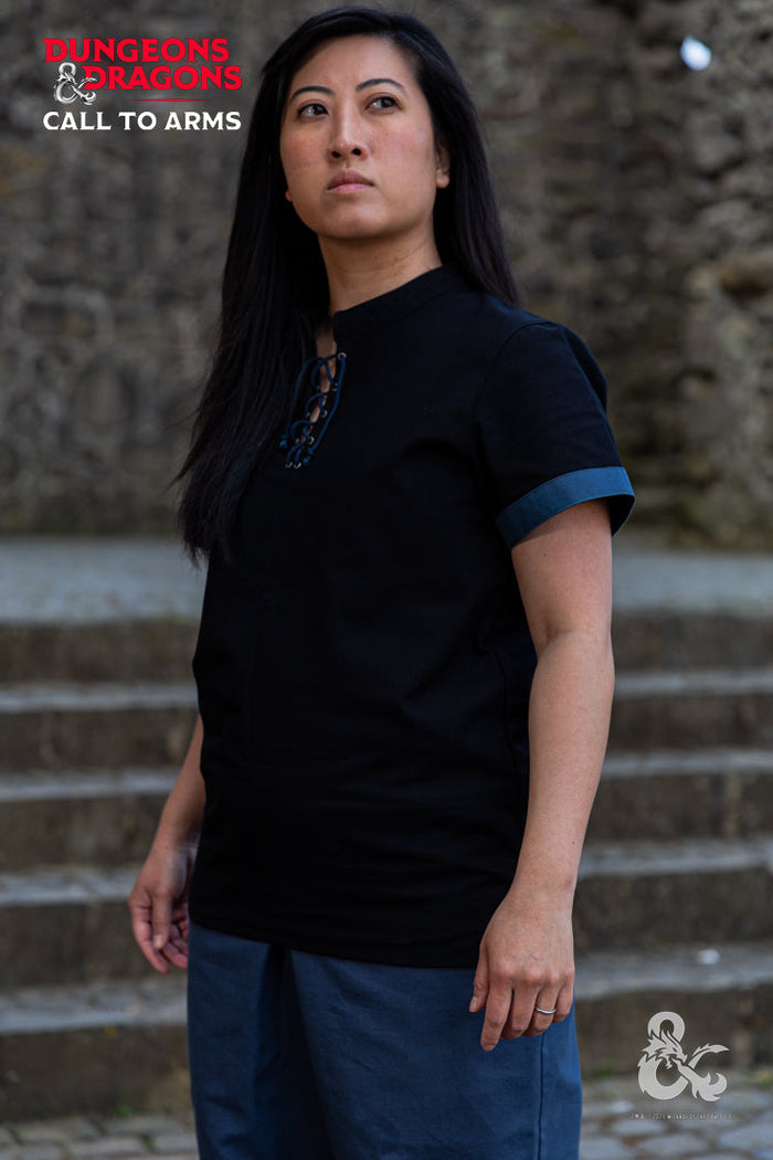 Dungeons & Dragons Rogue Shirt Black/Blue-GoblinSmith