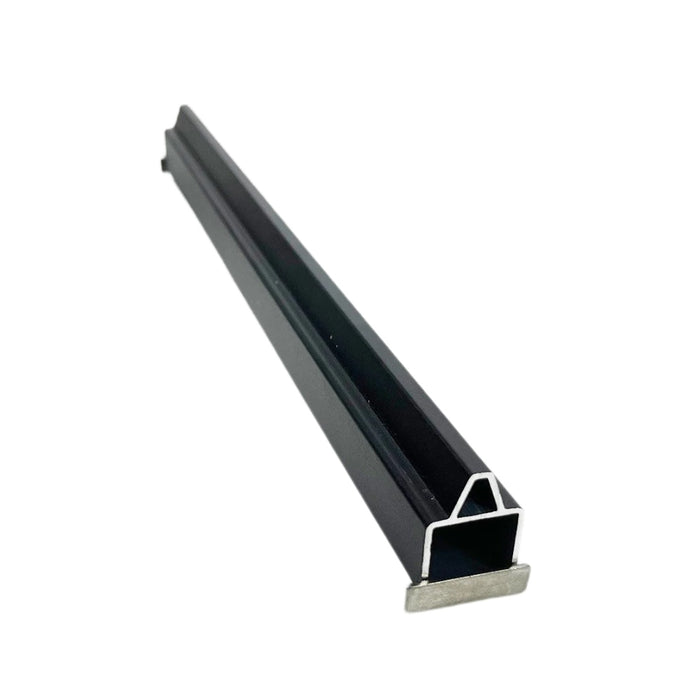 EasyFit Aluminium Fencing Rail Top - Black