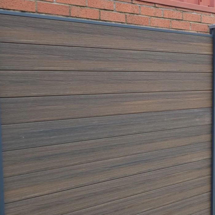 EasyFit Composite Fence Panel - Walnut
