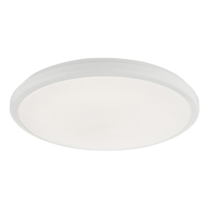 Emmett Bathroom Flush White Acrylic IP44 LED White