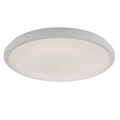 Emmett Flush Acrylic White Ceiling Light (Suitable for Bathrooms)