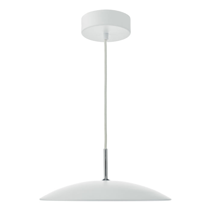 Enoch Pendant White Stainless Steel LED<br>Matt White
