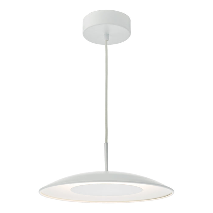 Enoch Pendant White Stainless Steel LED<br>Matt White