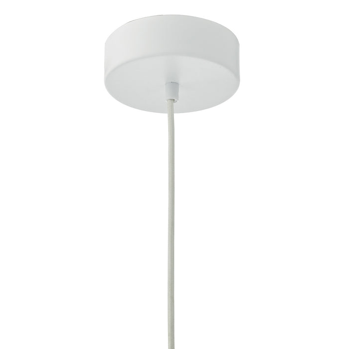 Enoch Pendant White Stainless Steel LED<br>Matt White